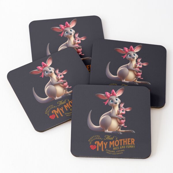 Item preview, A special mom. A kangaroo mom with her baby. designed and sold by I-love-music.