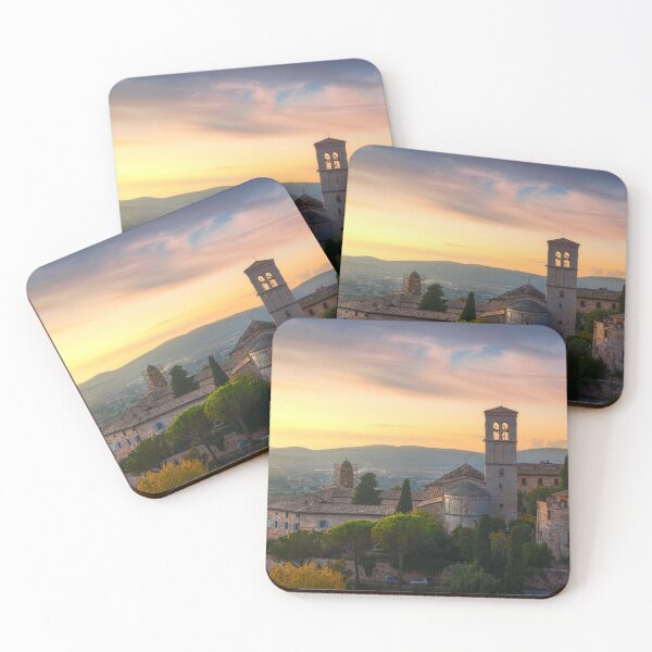 Item preview, Assisi town at sunset. Perugia, Umbria, Italy designed and sold by Stefano Orazzini.
