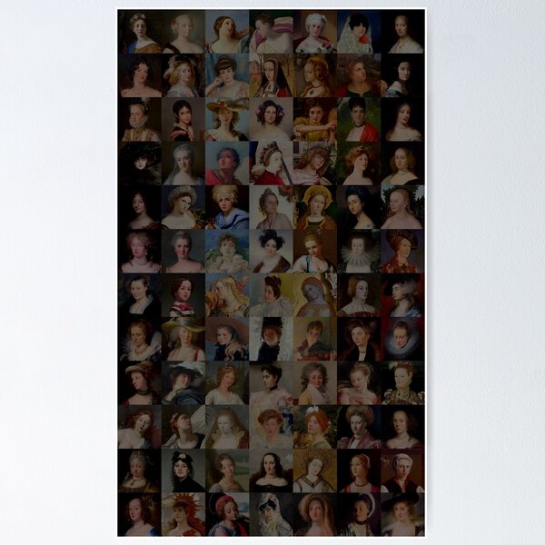 [L] Painted Ladies - Dark Portraits Poster