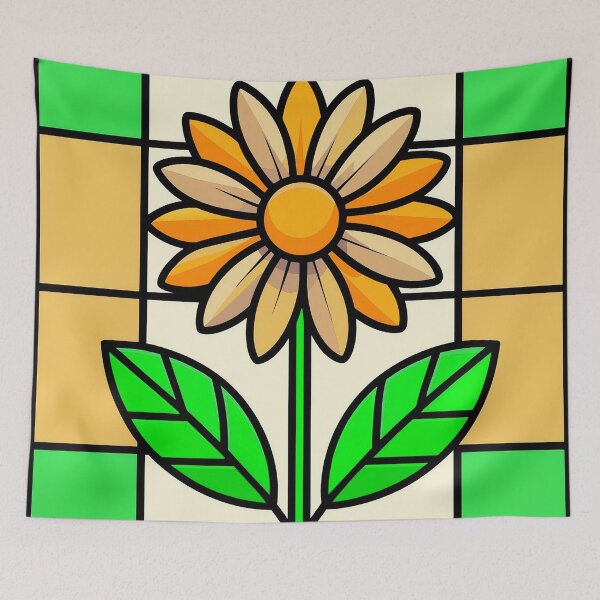 Item preview, Stained Glass Flower designed and sold by Bunmigraphics .