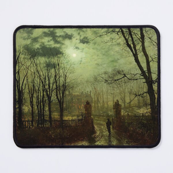 Item preview, At The Park Gate - John Atkinson Grimshaw designed and sold by darkgothicart.