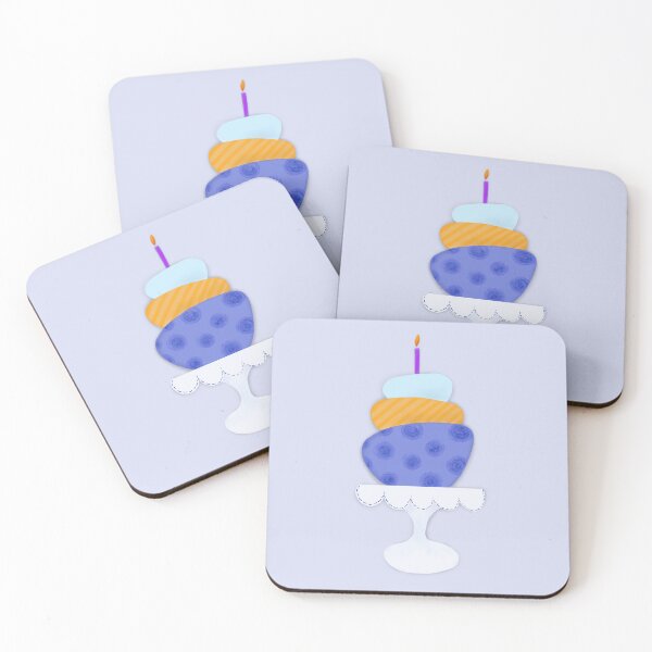 Item preview, Happy Birthday Greeting and Cake  designed and sold by musiumuse.