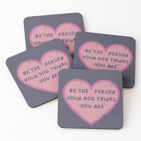 Item preview, Be The Person Your Dog Thinks You Are - Pink Heart For Dog Lovers designed and sold by Dog Terrier Lovers.