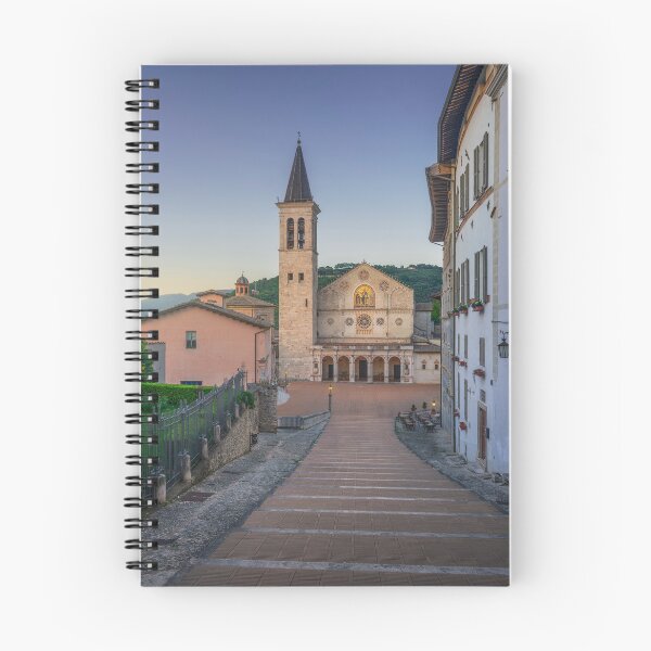 Item preview, Spoleto, Santa Maria duomo cathedral at sunset. Umbria, Italy. designed and sold by Stefano Orazzini.