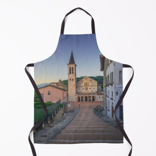 Item preview, Spoleto, Santa Maria duomo cathedral at sunset. Umbria, Italy. designed and sold by Stefano Orazzini.