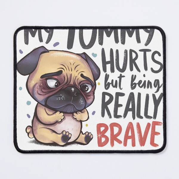 Item preview, The Brave Pug designed and sold by ImproveDesign.