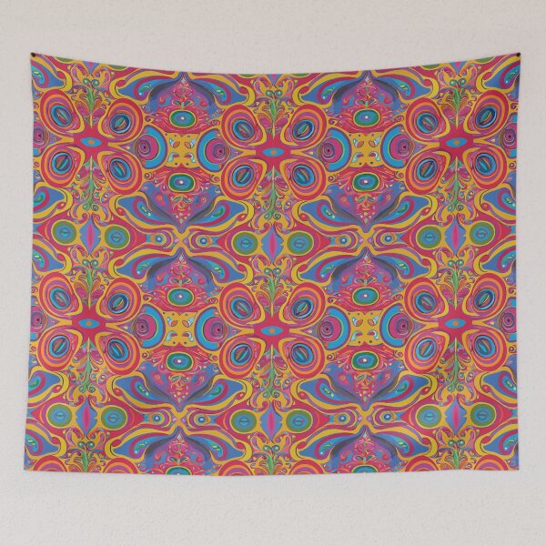 Item preview, Dancing Rainbow Colors Pattern I designed and sold by BlueStarG8.
