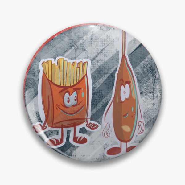 Item preview, Corn dog and fries designed and sold by Timandlila26.