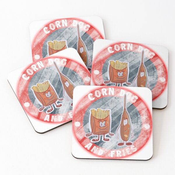 Item preview, Corn dog and fries designed and sold by Timandlila26.