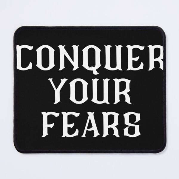 Item preview, Conquer your fears designed and sold by MetalRockMusic.