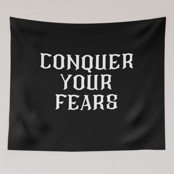 Item preview, Conquer your fears designed and sold by MetalRockMusic.