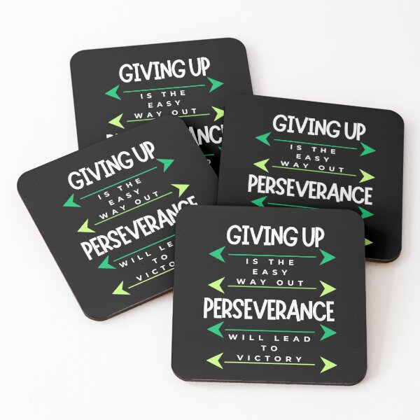 Item preview, GIVING UP IS THE EASY WAY OUT designed and sold by Inspiretouplift.