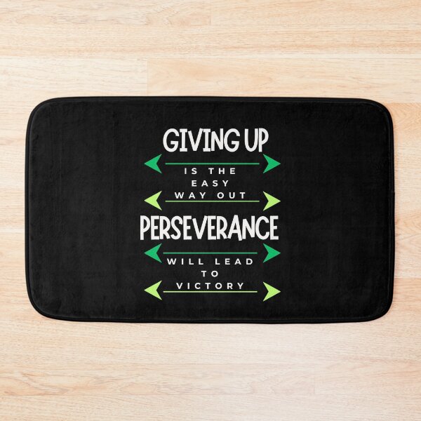 Item preview, GIVING UP IS THE EASY WAY OUT designed and sold by Inspiretouplift.