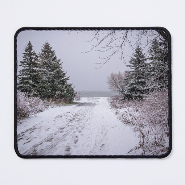 Item preview, Snowy Footpath Towards a Lake designed and sold by jrtwynam.