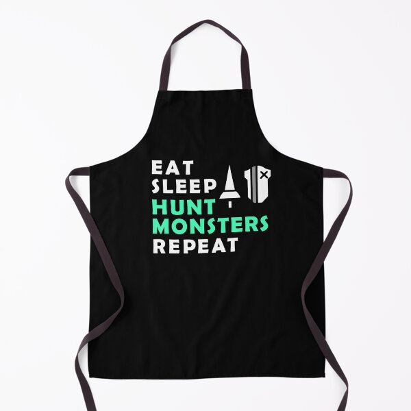 Item preview, EAT SLEEP HUNT MONSTERS REPEAT MH Lance designed and sold by CuteNCool.