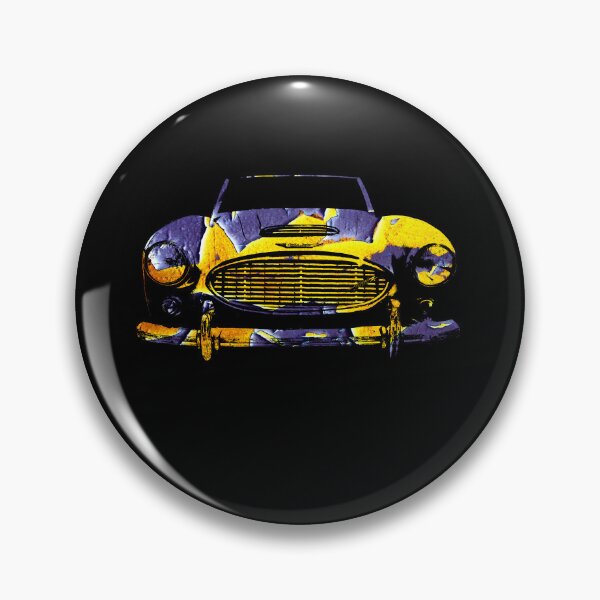 Item preview, Austin Healey 3000 1960s British classic car monoblock abstract designed and sold by soitwouldseem.