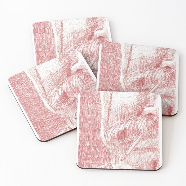 Item preview, Portrait red pen designed and sold by Arthur Loeuil.