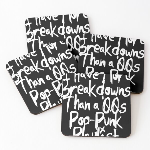 Item preview, I Have More Breakdowns Than A 00's Pop-Punk Playlist designed and sold by Shirtbag.
