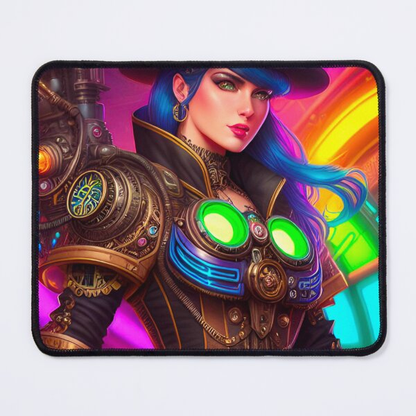 Item preview, Steampunk Femme Fatale: Top Hat and Colorful Contraption designed and sold by GrizzlyCollective.