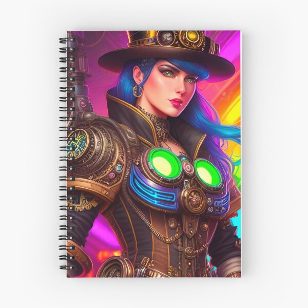 Item preview, Steampunk Femme Fatale: Top Hat and Colorful Contraption designed and sold by GrizzlyCollective.