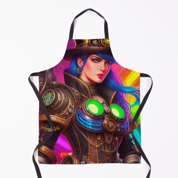 Item preview, Steampunk Femme Fatale: Top Hat and Colorful Contraption designed and sold by GrizzlyCollective.