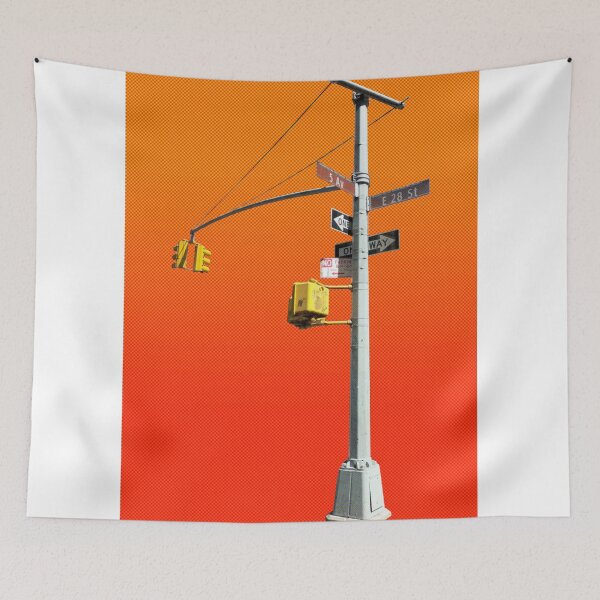 Item preview, Corner of 5th Ave and E 28th Street - Red designed and sold by Gary Hogben.
