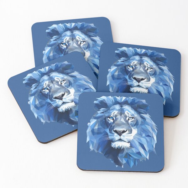 Item preview, Beautiful geometric lion designed and sold by LianeLamoglia.