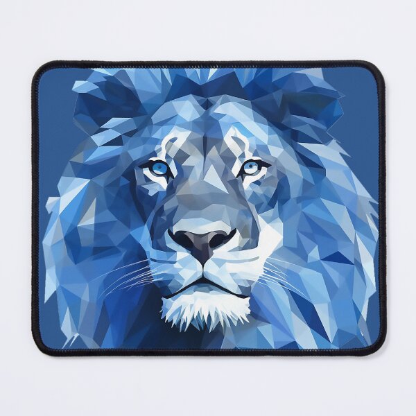 Item preview, Beautiful geometric lion designed and sold by LianeLamoglia.