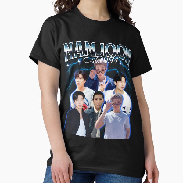 Item preview, Namjoon 90er Jahre T-Shirt designed and sold by Seoulful Doodles.