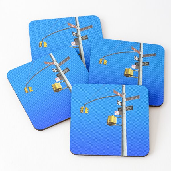 Item preview, Corner of 5th Avenue and E 28th Street - Blue designed and sold by Gary Hogben.