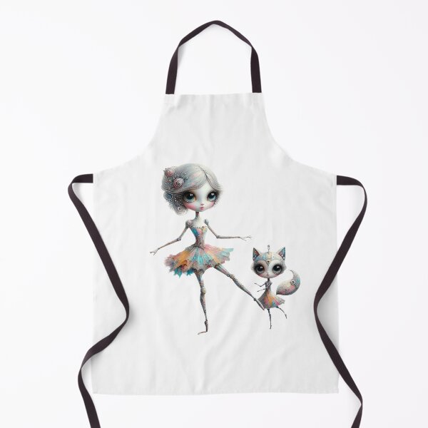 Item preview, Ballet Harmony: Dancing Girl with Cat designed and sold by Hungry-Murphy.