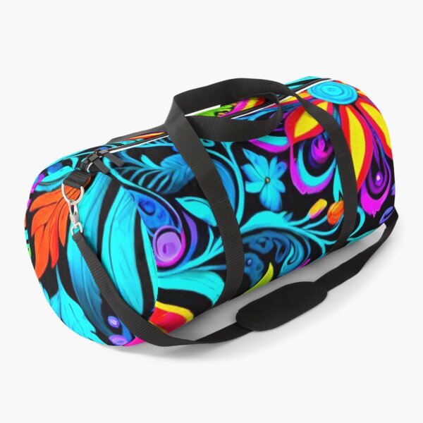 Item preview, Neon Bloom: Floral Pattern in Vivid Hues designed and sold by GrizzlyCollective.