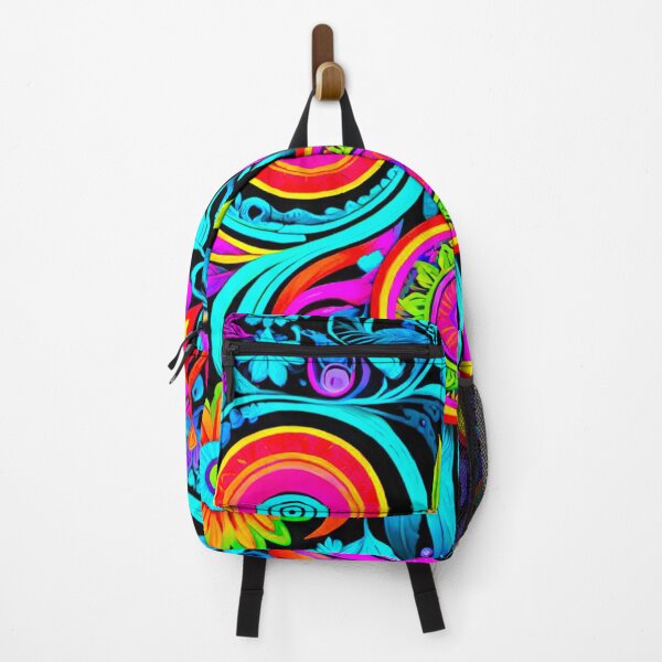 Item preview, Neon Bloom: Floral Pattern in Vivid Hues designed and sold by GrizzlyCollective.