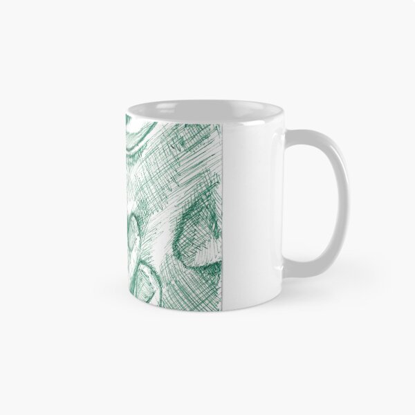 Item preview, Green pen portrait designed and sold by Arthur Loeuil.