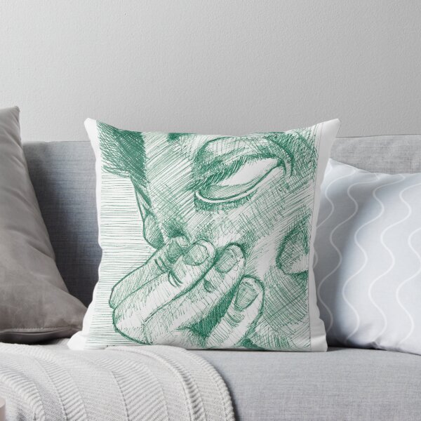 Item preview, Green pen portrait designed and sold by Arthur Loeuil.