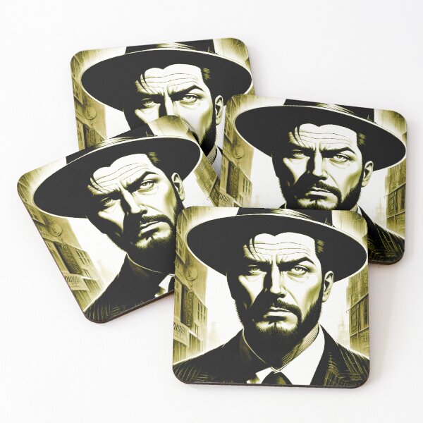 Item preview, Vintage Gangland: 1920s Monochrome with Yellow Hue designed and sold by GrizzlyCollective.