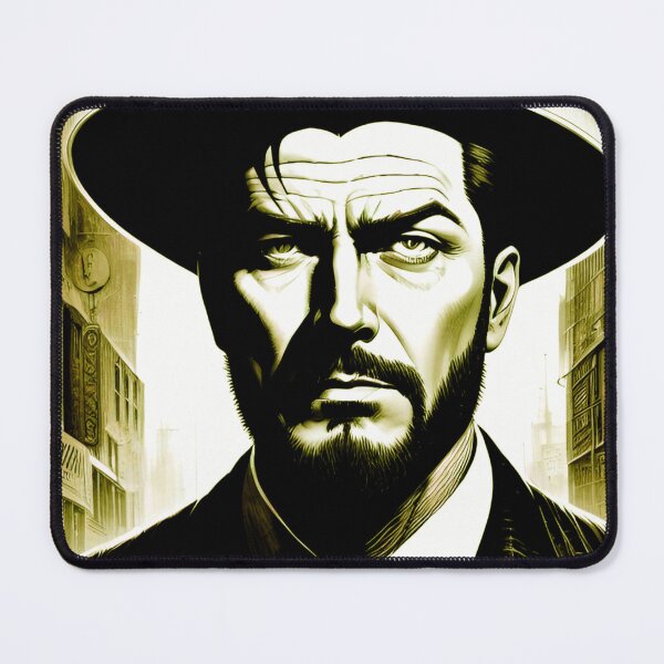 Item preview, Vintage Gangland: 1920s Monochrome with Yellow Hue designed and sold by GrizzlyCollective.