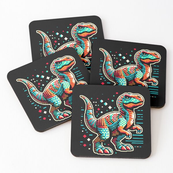Artikelvorschau, Dino Pixel Art entworfen und verkauft von Nerdlight.