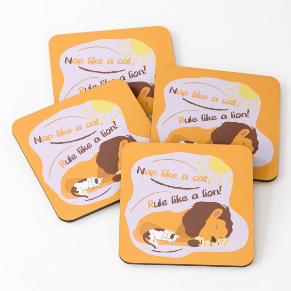 Item preview, Nap like a Cat, Rule like a Lion designed and sold by cabana.space.
