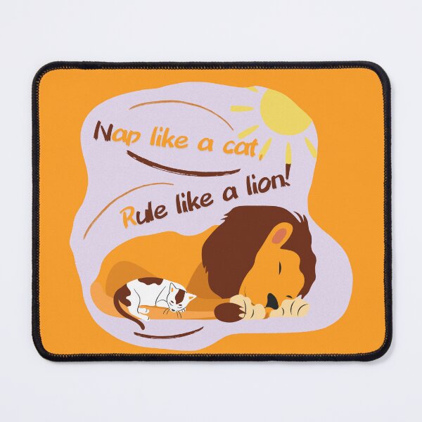 Item preview, Nap like a Cat, Rule like a Lion designed and sold by cabana.space.