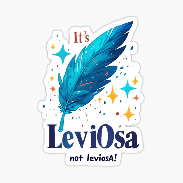 Item preview, It is leviOsa, not leviosA! - Feather - Sparkles - Fantasy designed and sold by Fenay Designs.