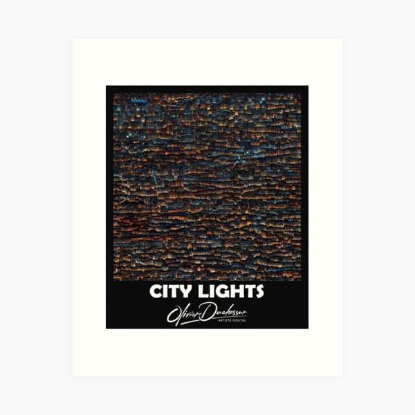 Aperçu de l'œuvre City lights 8 créée et vendue par olivier duchossoir.