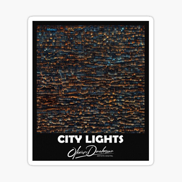 Aperçu de l'œuvre City lights 8 créée et vendue par olivier duchossoir.