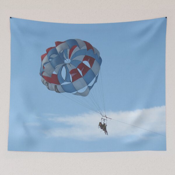 Item preview, Parasailing Red, White and Blue with Blue Sky designed and sold by Linda Walsh.