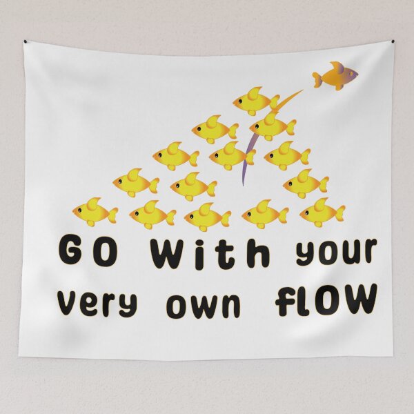 Item preview, Go With Your Very Own Flow designed and sold by MilabArt.