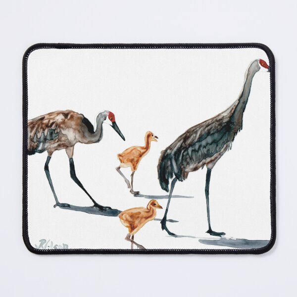 Item preview, Sandhill Cranes with Colts designed and sold by DReneeWilson.
