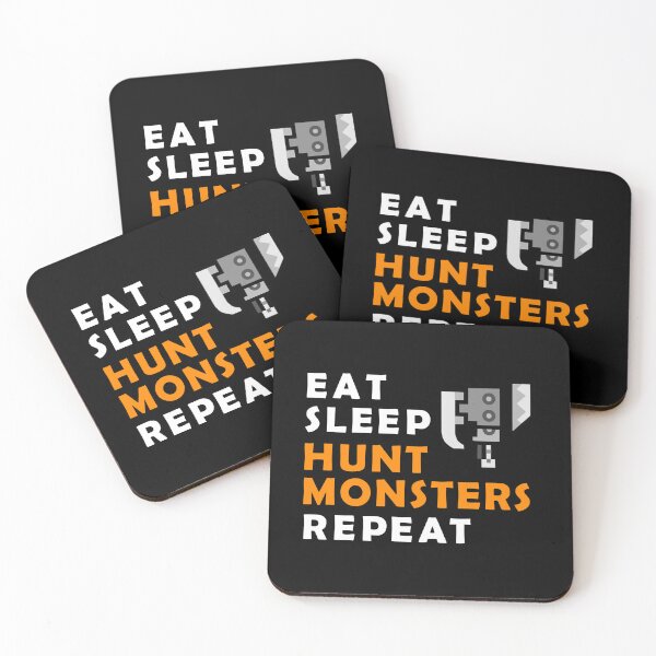 Item preview, EAT SLEEP HUNT MONSTERS REPEAT MH Switch Axe designed and sold by CuteNCool.
