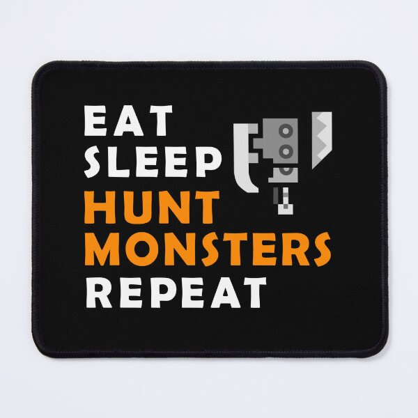 Item preview, EAT SLEEP HUNT MONSTERS REPEAT MH Switch Axe designed and sold by CuteNCool.