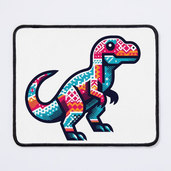 Item preview, Dinosaur Pixel Art designed and sold by Nerdlight.