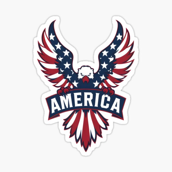 Item preview, America flag. designed and sold by MyHappyArtShop.